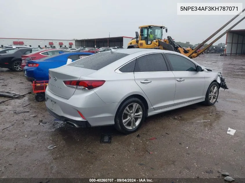 5NPE34AF3KH787071 2019 Hyundai Sonata Limited/Sel/Sport