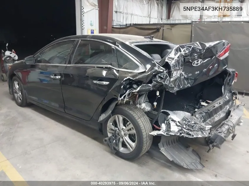 5NPE34AF3KH735889 2019 Hyundai Sonata Limited