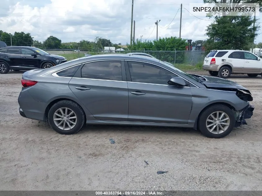 2019 Hyundai Sonata Se VIN: 5NPE24AF6KH799573 Lot: 40353754