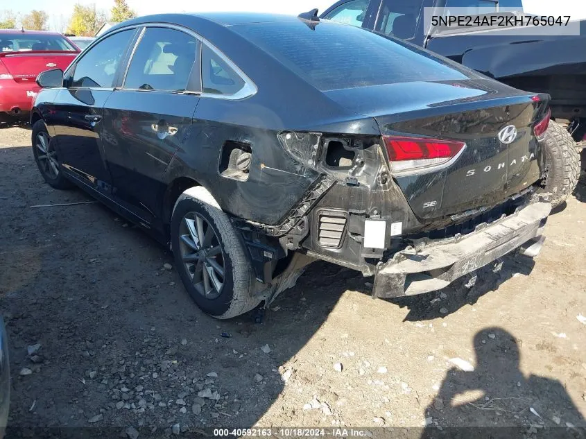 5NPE24AF2KH765047 2019 Hyundai Sonata Se