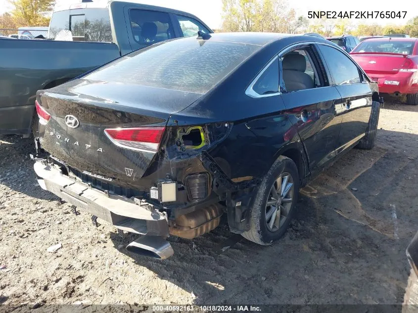 5NPE24AF2KH765047 2019 Hyundai Sonata Se