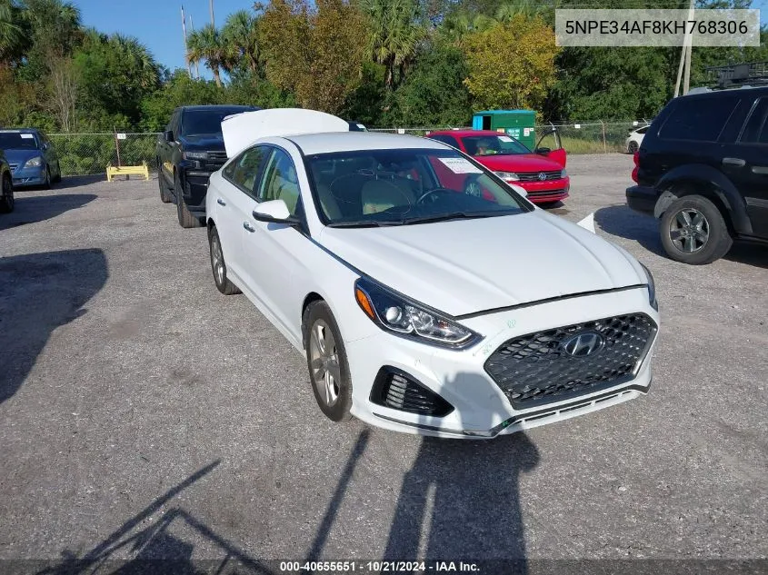 2019 Hyundai Sonata Limited/Sel/Sport VIN: 5NPE34AF8KH768306 Lot: 40655651