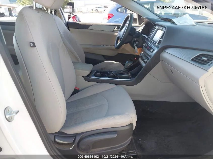 5NPE24AF7KH746185 2019 Hyundai Sonata Se