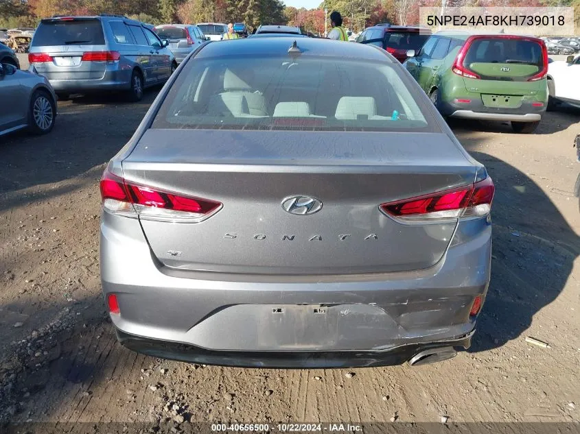 5NPE24AF8KH739018 2019 Hyundai Sonata Se