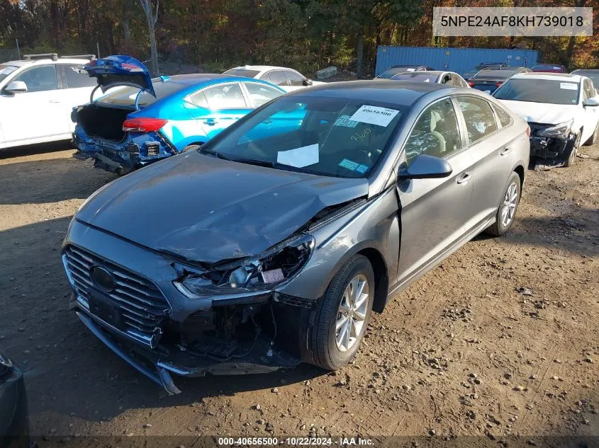 2019 Hyundai Sonata Se VIN: 5NPE24AF8KH739018 Lot: 40656500