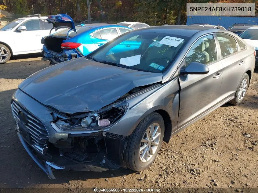 2019 Hyundai Sonata Se VIN: 5NPE24AF8KH739018 Lot: 40656500