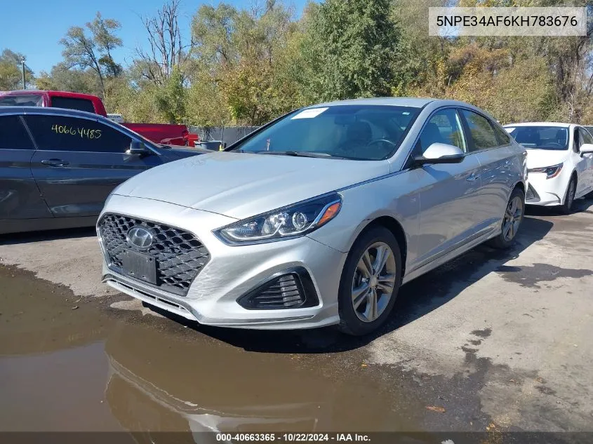 5NPE34AF6KH783676 2019 Hyundai Sonata Sel