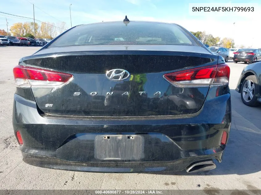 2019 Hyundai Sonata Se VIN: 5NPE24AF5KH799693 Lot: 40690877