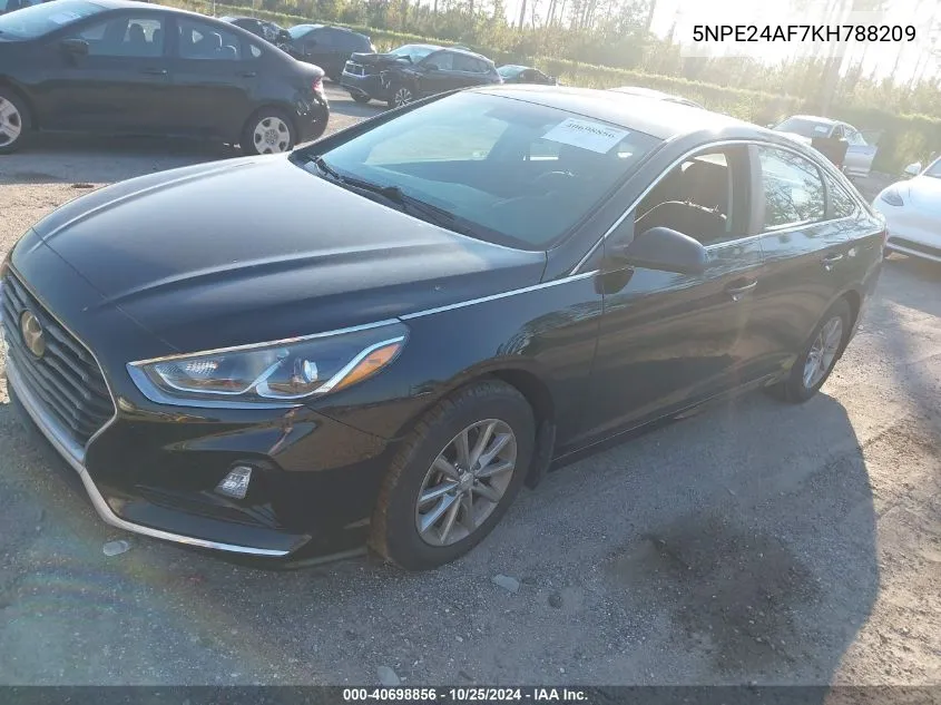 2019 Hyundai Sonata Se VIN: 5NPE24AF7KH788209 Lot: 40698856