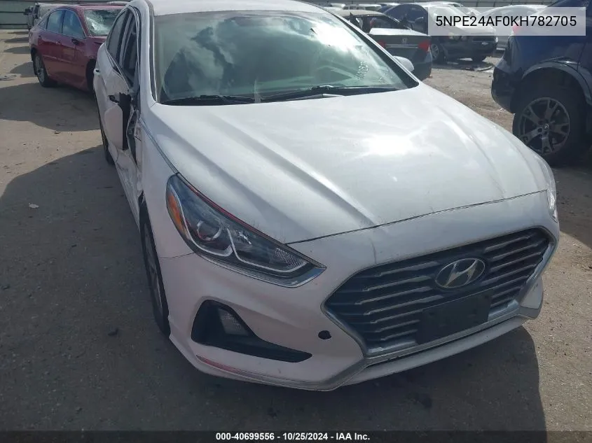 2019 Hyundai Sonata Se VIN: 5NPE24AF0KH782705 Lot: 40699556