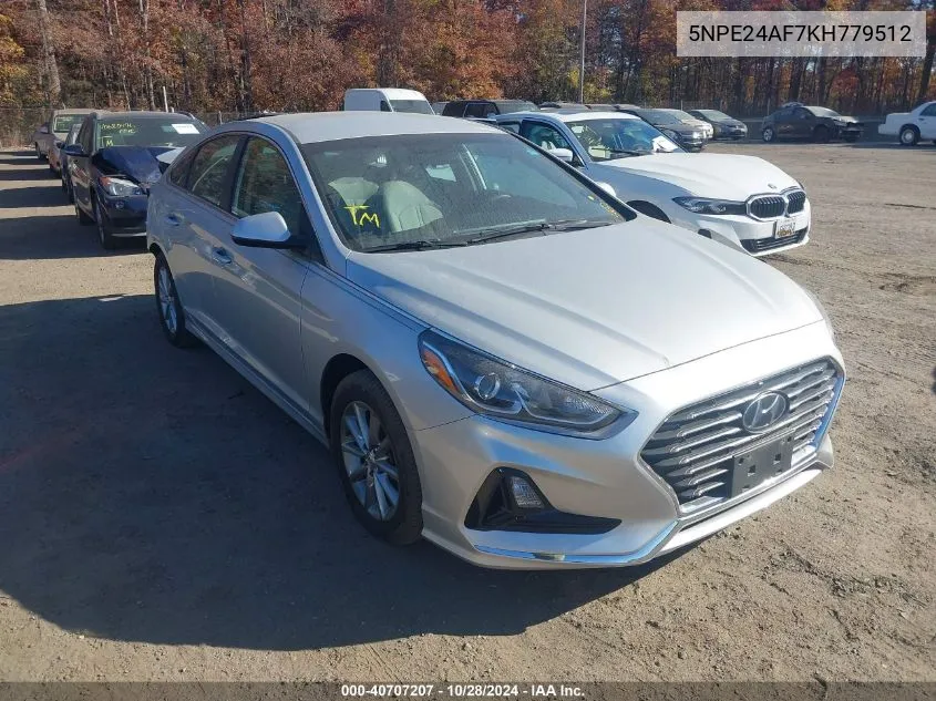 2019 Hyundai Sonata Se VIN: 5NPE24AF7KH779512 Lot: 40707207