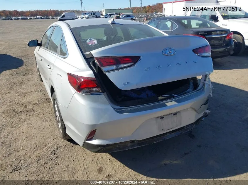 2019 Hyundai Sonata Se VIN: 5NPE24AF7KH779512 Lot: 40707207