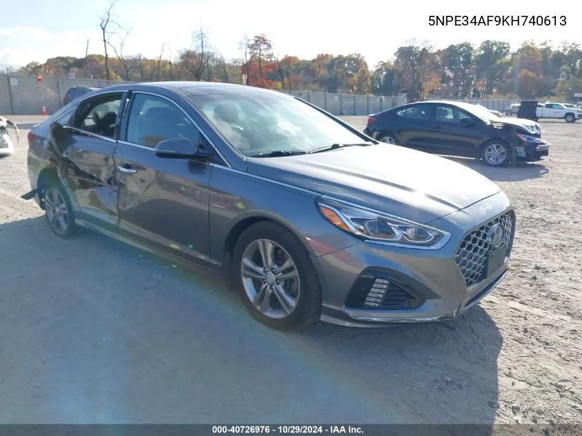 2019 Hyundai Sonata Limited VIN: 5NPE34AF9KH740613 Lot: 40726976