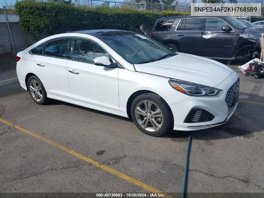 5NPE34AF2KH768589 2019 Hyundai Sonata Limited