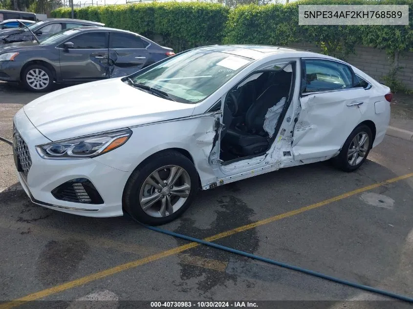 5NPE34AF2KH768589 2019 Hyundai Sonata Limited