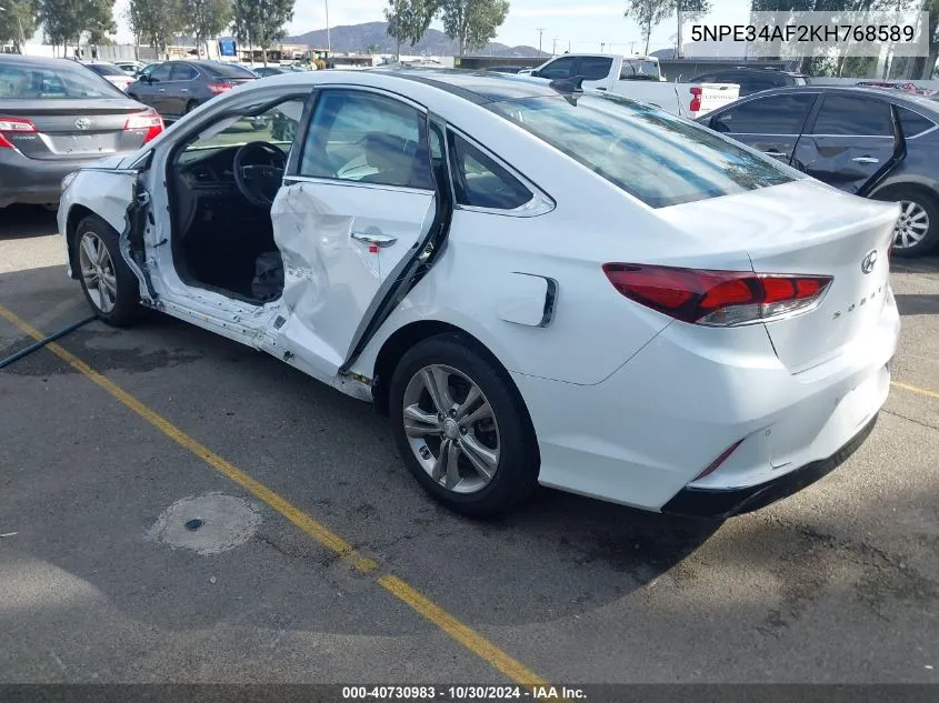 5NPE34AF2KH768589 2019 Hyundai Sonata Limited