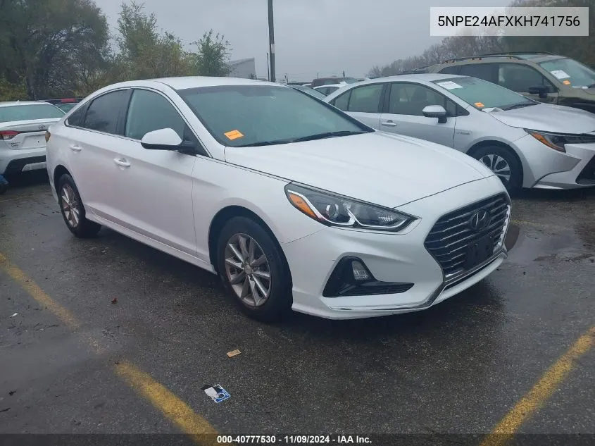 2019 Hyundai Sonata Se VIN: 5NPE24AFXKH741756 Lot: 40777530