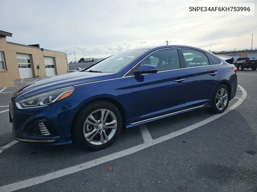 2019 Hyundai Sonata Limited/Sel/Sport VIN: 5NPE34AF6KH753996 Lot: 40781864