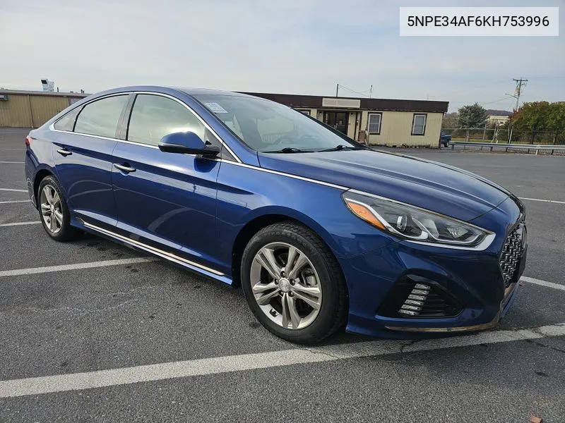 2019 Hyundai Sonata Limited/Sel/Sport VIN: 5NPE34AF6KH753996 Lot: 40781864