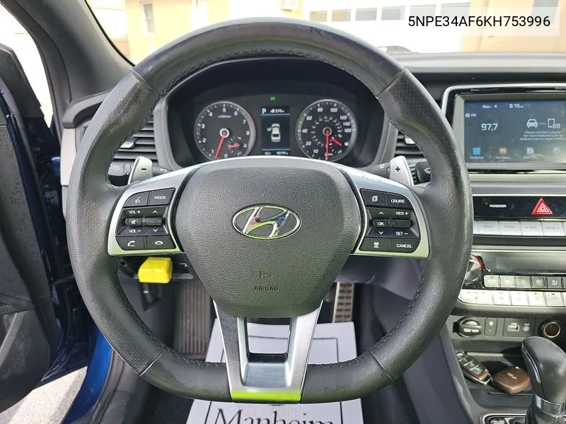 2019 Hyundai Sonata Limited/Sel/Sport VIN: 5NPE34AF6KH753996 Lot: 40781864