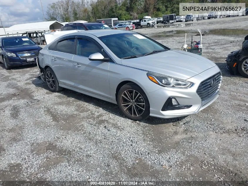 2019 Hyundai Sonata Se VIN: 5NPE24AF9KH765627 Lot: 40810820