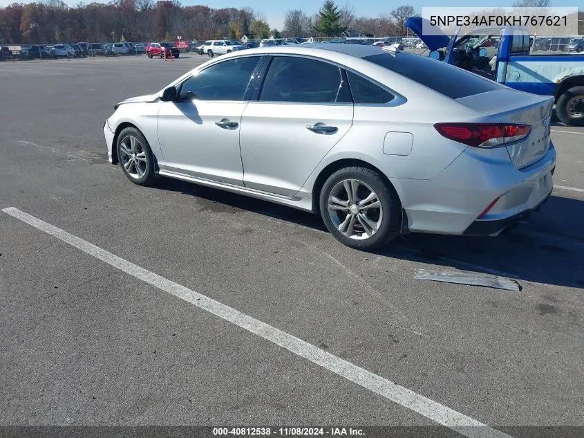 2019 Hyundai Sonata Sport VIN: 5NPE34AF0KH767621 Lot: 40812538