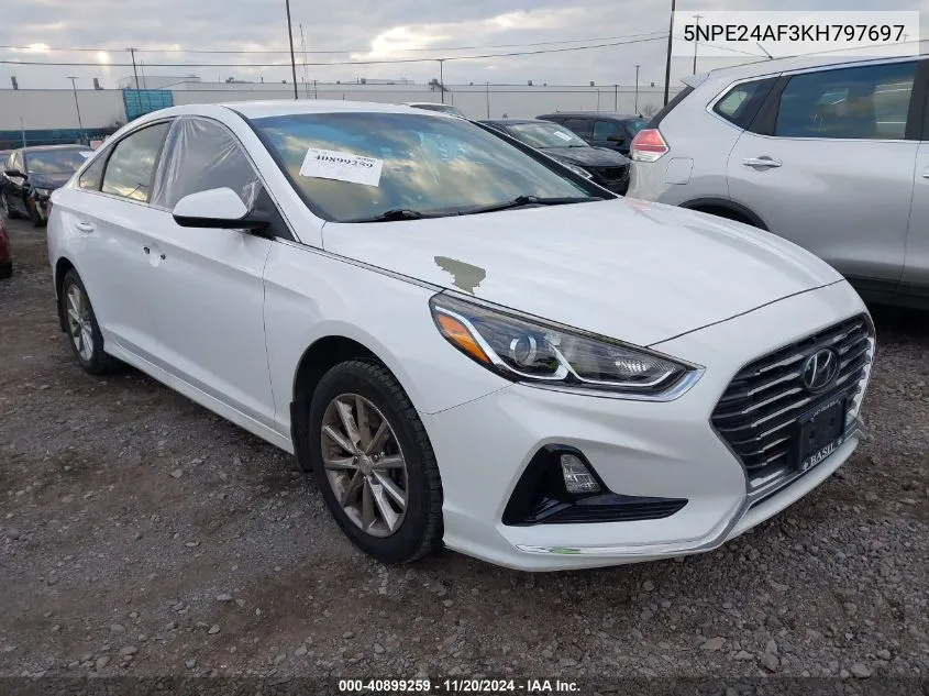 2019 Hyundai Sonata Se VIN: 5NPE24AF3KH797697 Lot: 40899259