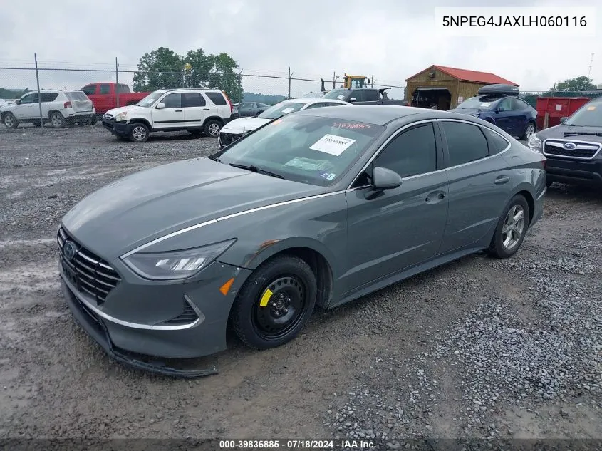 5NPEG4JAXLH060116 2020 Hyundai Sonata Se