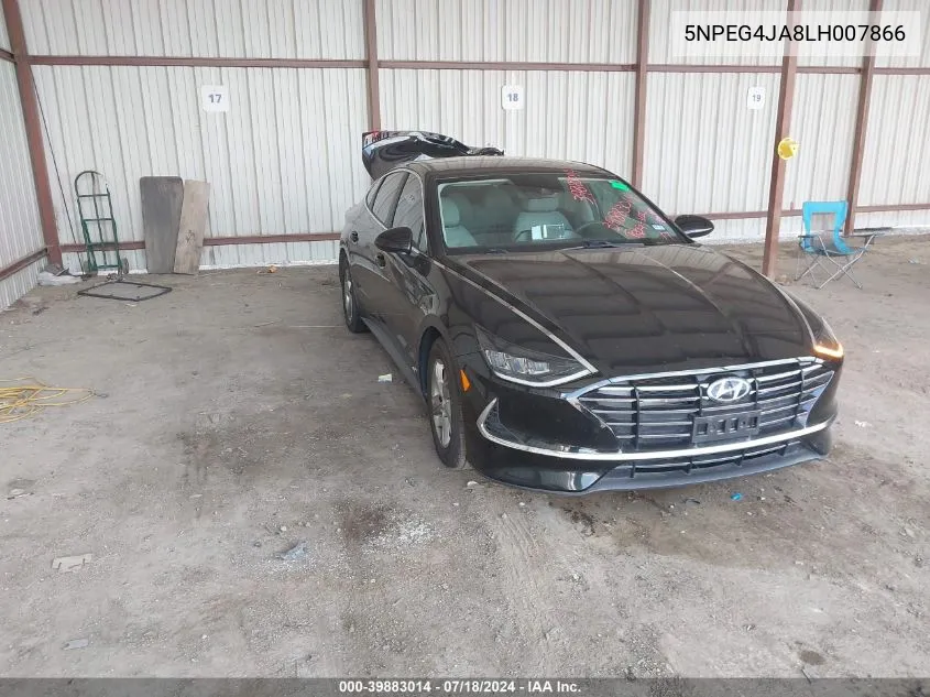 2020 Hyundai Sonata Se VIN: 5NPEG4JA8LH007866 Lot: 39883014