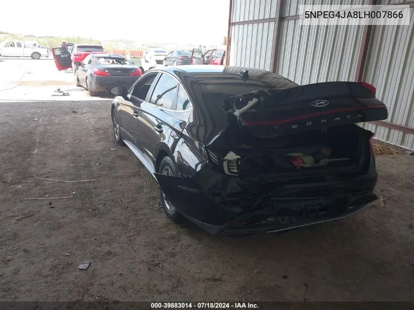 2020 Hyundai Sonata Se VIN: 5NPEG4JA8LH007866 Lot: 39883014