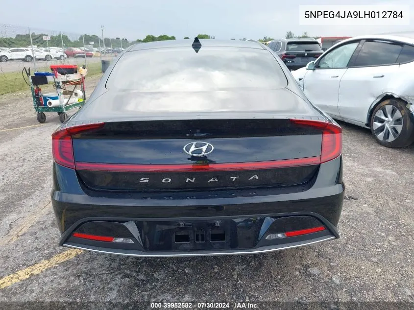 2020 Hyundai Sonata Se VIN: 5NPEG4JA9LH012784 Lot: 39952582