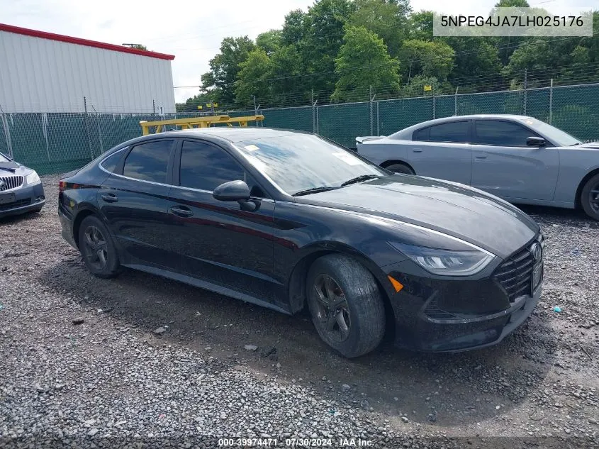 2020 Hyundai Sonata Se VIN: 5NPEG4JA7LH025176 Lot: 39974471