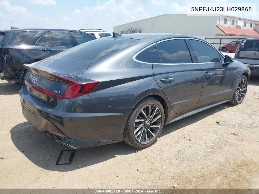 5NPEJ4J23LH029865 2020 Hyundai Sonata Sel Plus