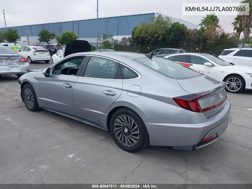 KMHL54JJ7LA007860 2020 Hyundai Sonata Hybrid Limited