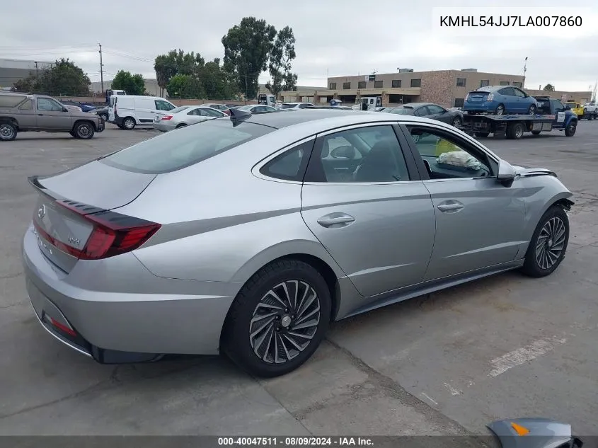 KMHL54JJ7LA007860 2020 Hyundai Sonata Hybrid Limited