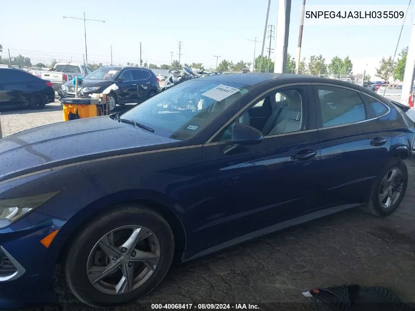 5NPEG4JA3LH035509 2020 Hyundai Sonata Se