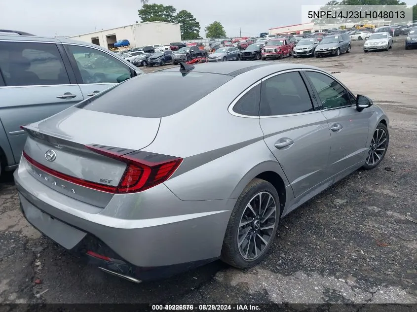 2020 Hyundai Sonata Sel Plus VIN: 5NPEJ4J23LH048013 Lot: 40226576