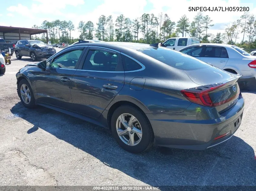 5NPEG4JA7LH059280 2020 Hyundai Sonata Se