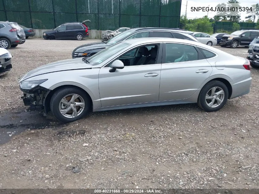 5NPEG4JA0LH015394 2020 Hyundai Sonata Se