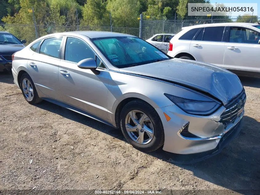 5NPEG4JAXLH054316 2020 Hyundai Sonata Se