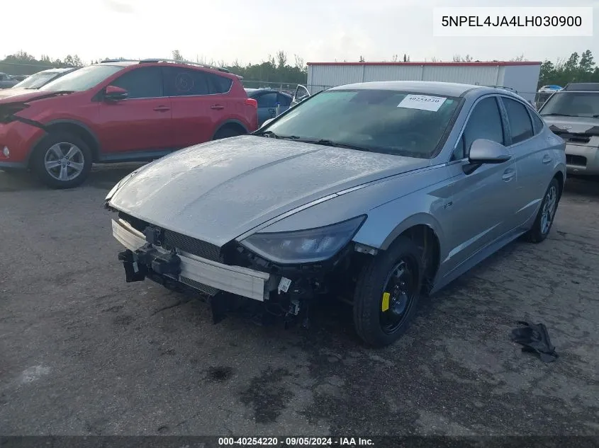 2020 Hyundai Sonata Sel VIN: 5NPEL4JA4LH030900 Lot: 40254220