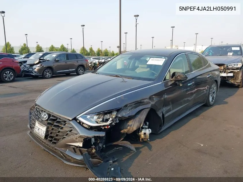 5NPEF4JA2LH050991 2020 Hyundai Sonata Sel