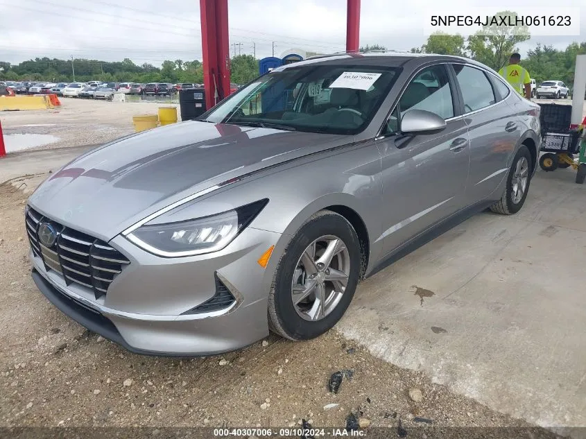 2020 Hyundai Sonata Se VIN: 5NPEG4JAXLH061623 Lot: 40307006