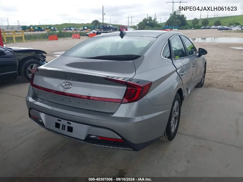 2020 Hyundai Sonata Se VIN: 5NPEG4JAXLH061623 Lot: 40307006