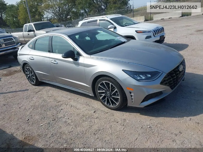 2020 Hyundai Sonata Sel Plus VIN: 5NPEJ4J23LH012662 Lot: 40308627