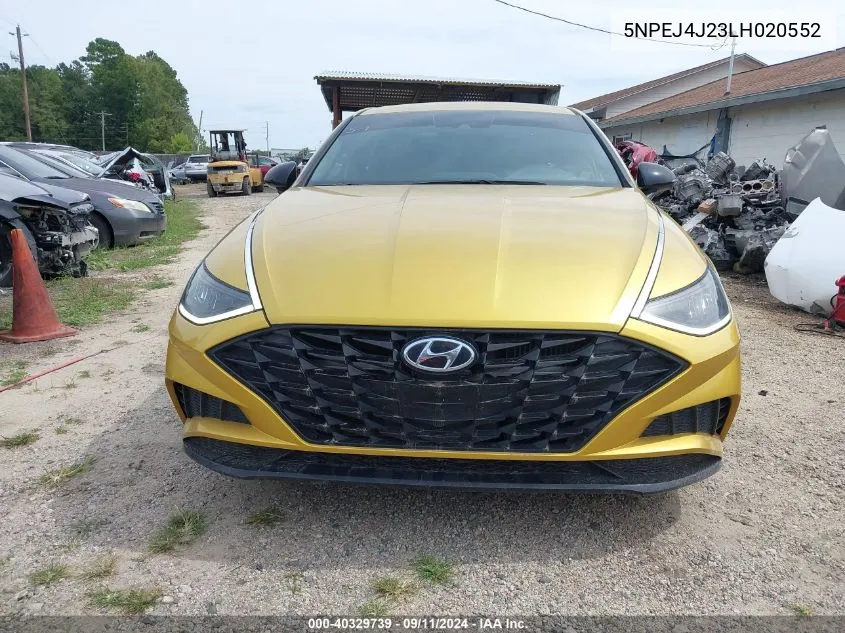 2020 Hyundai Sonata Sel Plus VIN: 5NPEJ4J23LH020552 Lot: 40329739