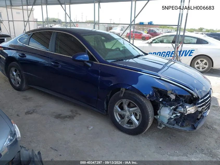 5NPEG4JA6LH006683 2020 Hyundai Sonata Se