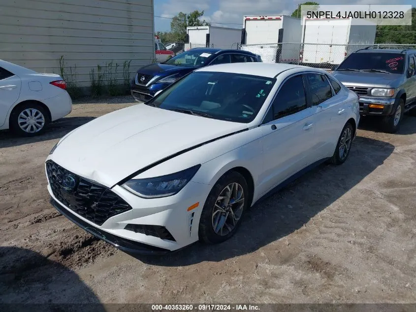 5NPEL4JA0LH012328 2020 Hyundai Sonata Sel