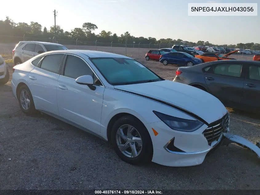 2020 Hyundai Sonata Se VIN: 5NPEG4JAXLH043056 Lot: 40376174