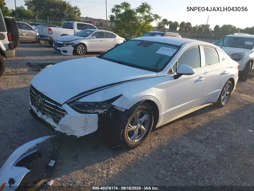 2020 Hyundai Sonata Se VIN: 5NPEG4JAXLH043056 Lot: 40376174